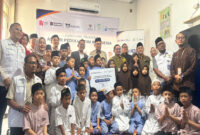 PT ASABRI (Persero) menggandeng Aksi Nyata Foundation untuk meresmikan Program ASABRI Peduli Yatim Indonesia pada Kamis (6/8/2026).(poto: republika)