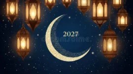 ILustrasi Simak perkiraan jadwal puasa Ramadan 2027 versi Muhammadiyah dan prediksi pemerintah berdasarkan kalender Hijriah serta pengamatan hilal BMKG.(poto: istimewa).