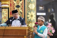 Wakil Wali Kota Padang Maigus Nasir saat menghadiri Semarak Maulid Nabi di Kecamatan Padang Timur.(poto: seriusnews.id).