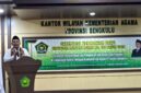 Kepala BMBPSDM Kemenag RI, dalam Orientasi Kebijakan Baru KMA No.606 Tahun 2026 di Kanwil Kemenag Bengkulu, Jumat (5/9/2026).(poto: kemenag.go.id).