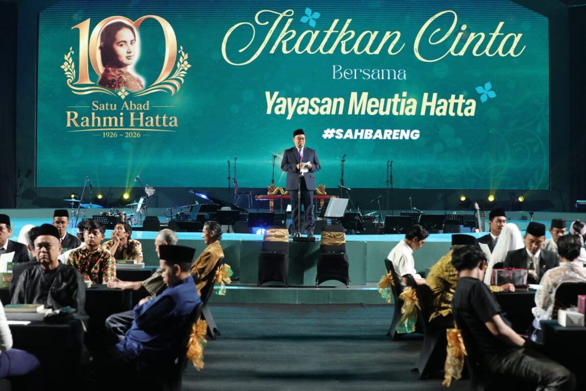 Kemenag gelar nikah massal di Senayan untuk berikan kepastian legalitas hukum serta mahar tabungan emas.(poto: kemenag.go.id).