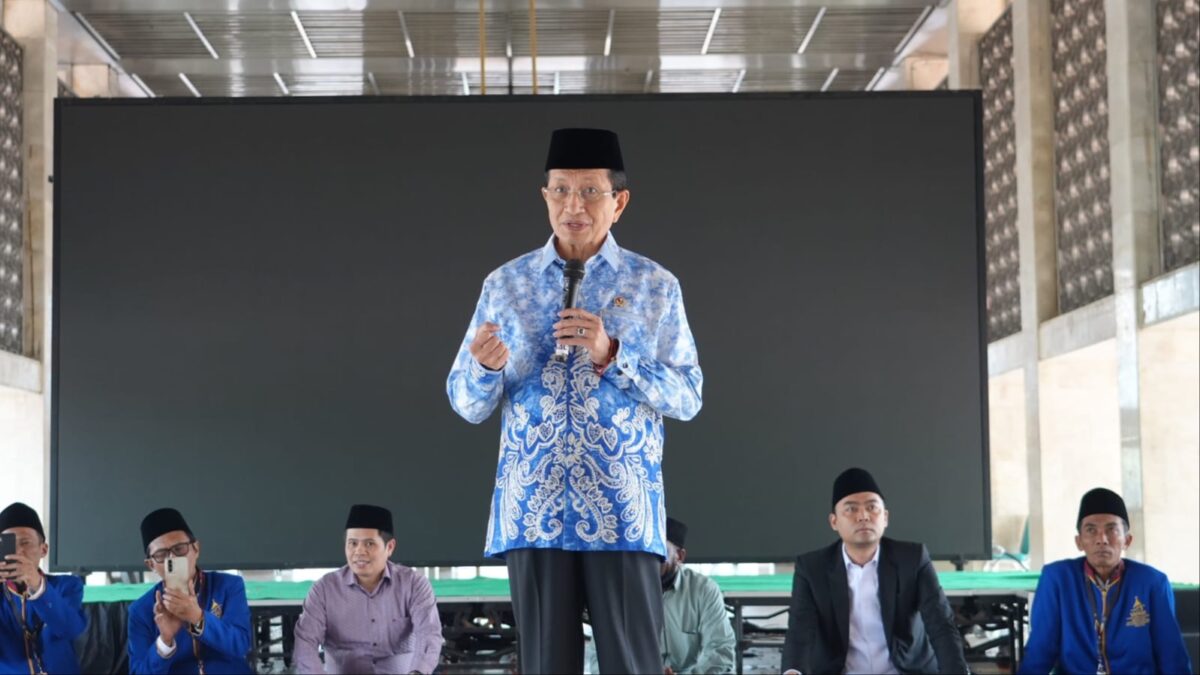 Menteri Agama Nasaruddin Umar.(poto: kemanag.go.id).