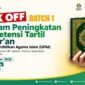 Direktorat Pendidikan Agama Islam (PAI) Ditjen Pendidikan Islam Kemenag meresmikan pelatihan tartil Al-Qur'an Kemenag angkatan I bagi 1.000 peserta secara daring melalui Zoom.(poto: kemenag.go.id).