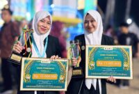 Dua kakak beradik asal Kabupaten Rembang mencetak prestasi luar biasa pada ajang Musabaqah Tilawatil Qur'an tingkat nasional ke-31 di Semarang.(poto: kemenag).