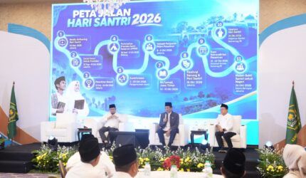 Kemenag merilis logo Hari Santri 2026. Simak deretan agenda nasional dari Expo Kemandirian hingga Malam Bakti.
