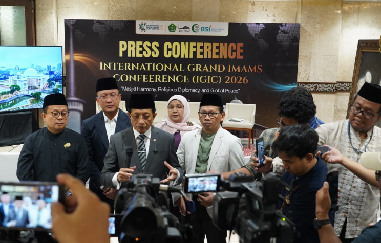 Menteri Agama Nasaruddin Umar mengonfirmasi sebanyak 45 delegasi dari 39 negara besar.(poto: kemenag.go.id).