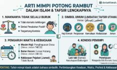 Arti Mimpi Potong Rambut dalam Islam dan Tafsir Lengkapnya