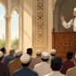Ilustrasi Khutbah Jumat.(poto: AI)