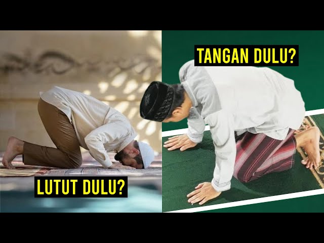 Saat mau sujud, tangan dulu atau lutut dulu.simak penjelasannya.(poto: ilustrasi: istimewa).