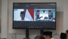Menko PMK, Sugiono dalam Rapat Rutin Kementerian Agama.(poto: kemenag.go.id).