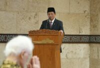 Menag Nasaruddin Umar, dalam acara Privacy Leader Summit 2026.(poto: kemenag.go.id).