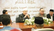Penutupan Pelatihan dan Sertifikasi Dai Internasional Berbasis Manhaj Al-Azhar di Qaah Imam Ahmed al-Thayyeb, Gedung Majma al-Buhuts al-Islamiyyah, Kairo, Rabu (7/102026).(poto: nuonline).