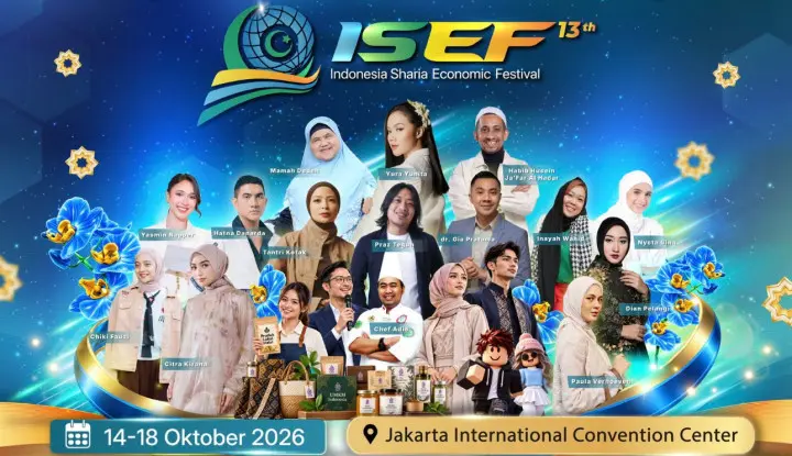 Deretan tokoh dan bintang tamu siap meriahkan gelaran ISEF ke-13 di JICC Senayan, Jakarta, 14–18 Oktober 2026.(poto: istimewa).