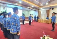 Kantor Wilayah Kementerian Agama Provinsi Jambi menggelar Apel Hari Kesaktian Pancasila.