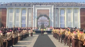 Kontingen Jambi PPSN VI siap bersaing di Malang meski Kakanwil berhalangan hadir akibat cuaca buruk penerbangan.(poto: jambi.kemenag.go.id).